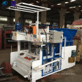 manual concrete block machine moving  block making machine in plant